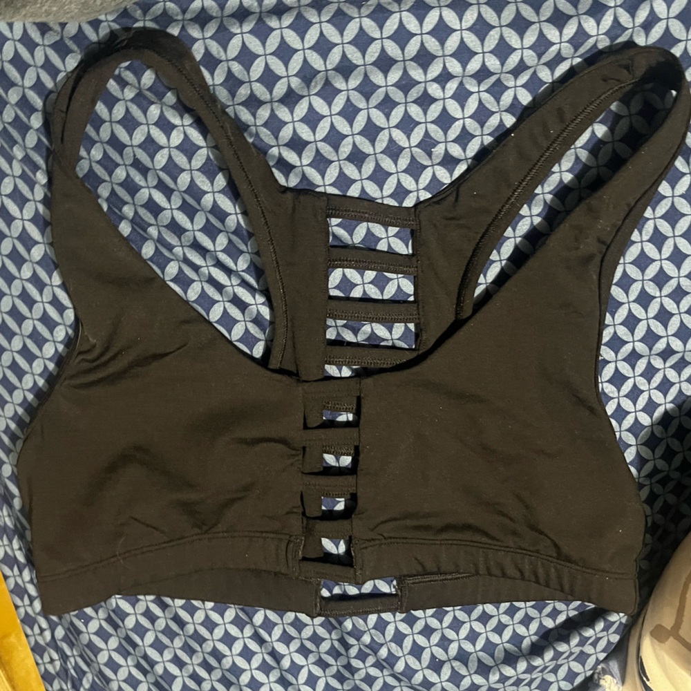 Victoria's Secret Pink Black Sports Bra